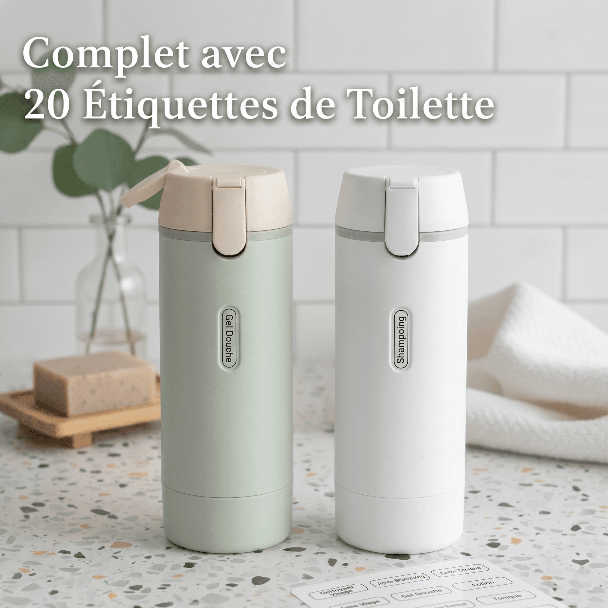Bidet portable NomadEsse Vita-Soin replié au format pocket avec embout orientable 360°